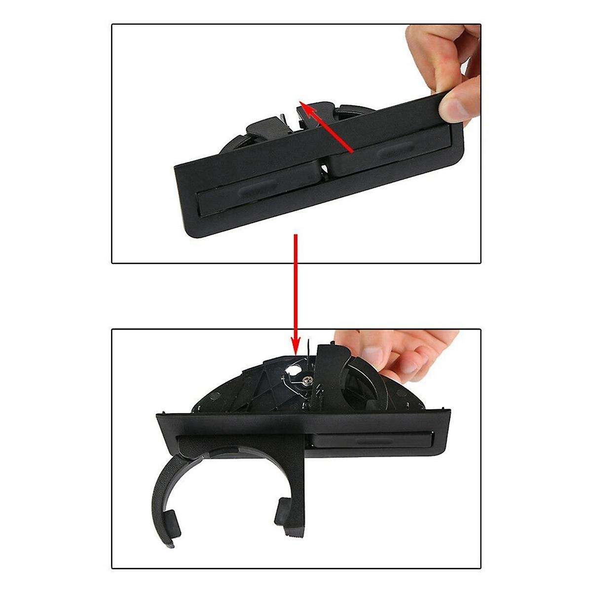 Automotive Front+rear Retractable Cup Holder Water Cup Holder Drive for E39 525i 51168184520 5116819