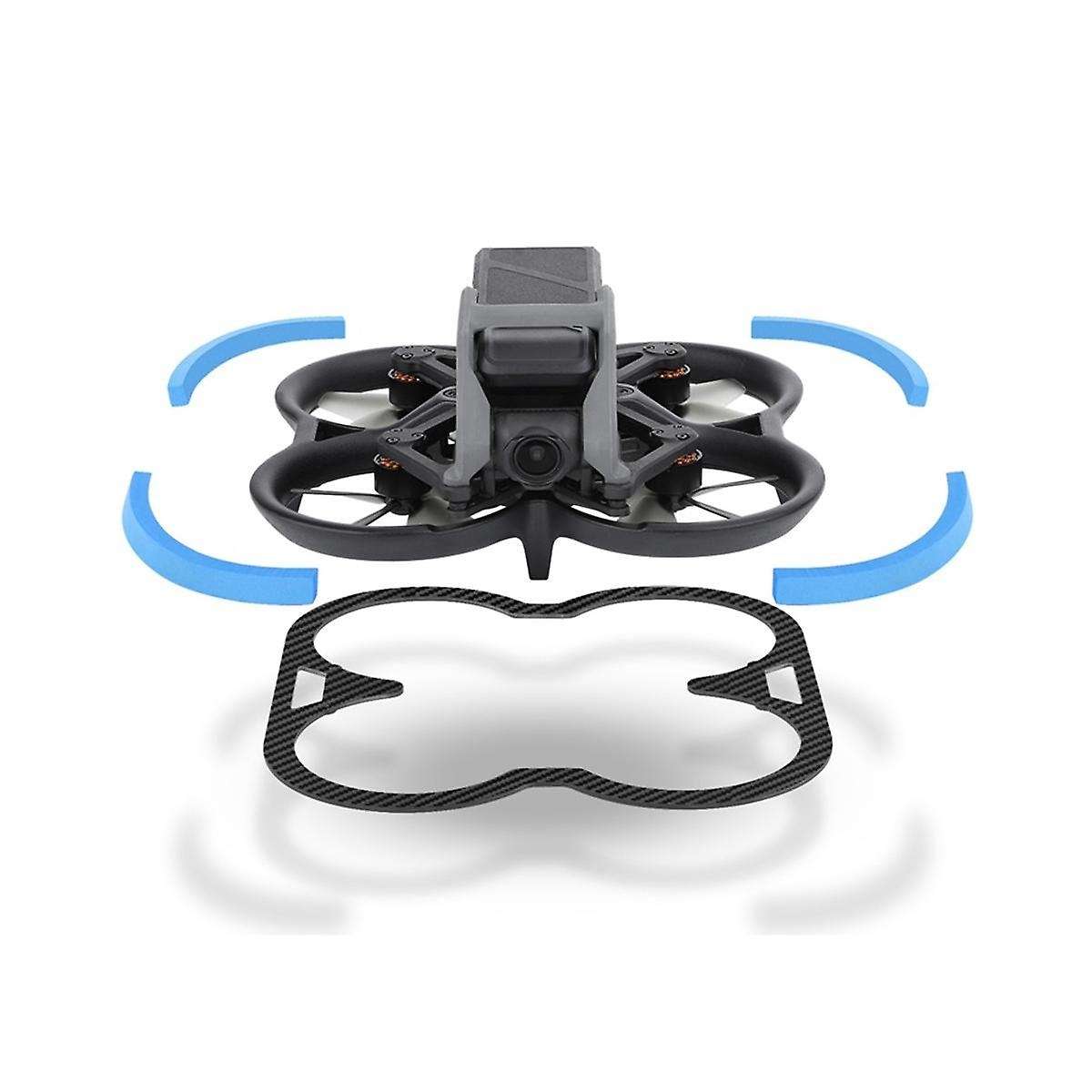 Avata Anti-collision Protection Ring Carbon Fiber Board Traverser Anti-scratch Blade Accessories