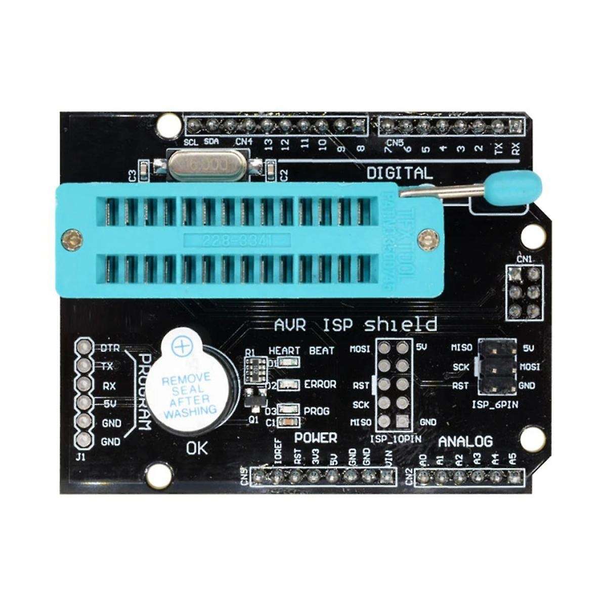 AVR ISP Universal Programmer Expansion Board Shield Burning Bootloader for Atmega328P Module Atmega