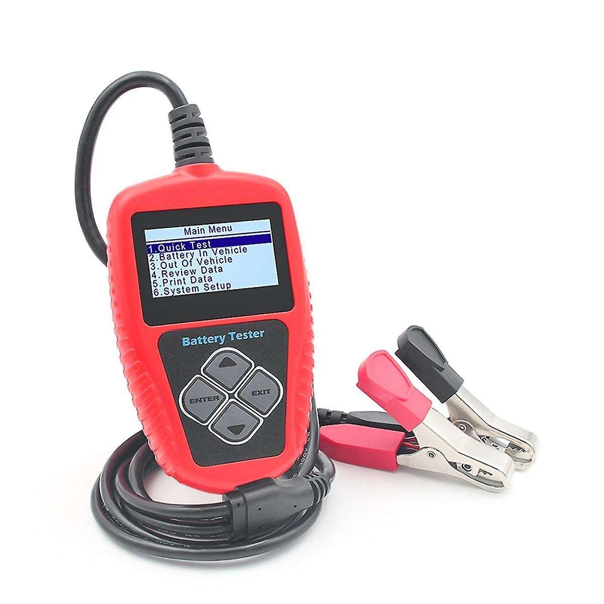 Ba101 Car Battery Tester 12v 100-2000cca Battery System Detect Auto Load Battery Analyzer Pk Kw208 A