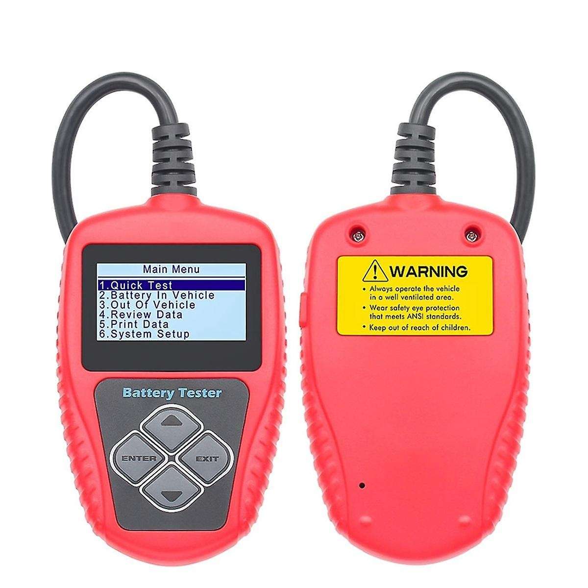 Ba101 Car Battery Tester 12v 100-2000cca Battery System Detect Auto Load Battery Analyzer Pk Kw208 A