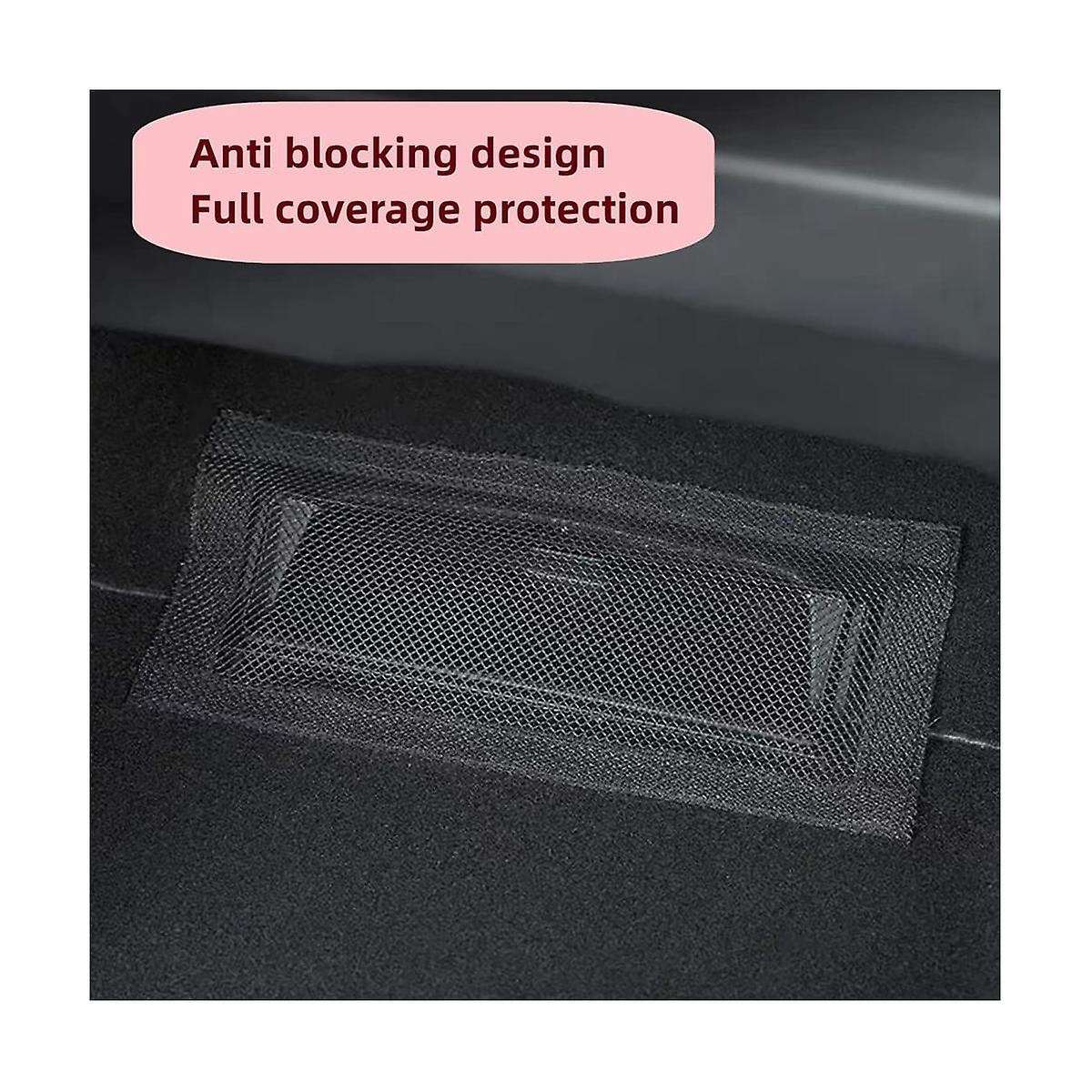 Backseat Cover Grilles Protector Rear Seat Air Flow Vent Grille Cover for Model Y 2017-2023,2PCS