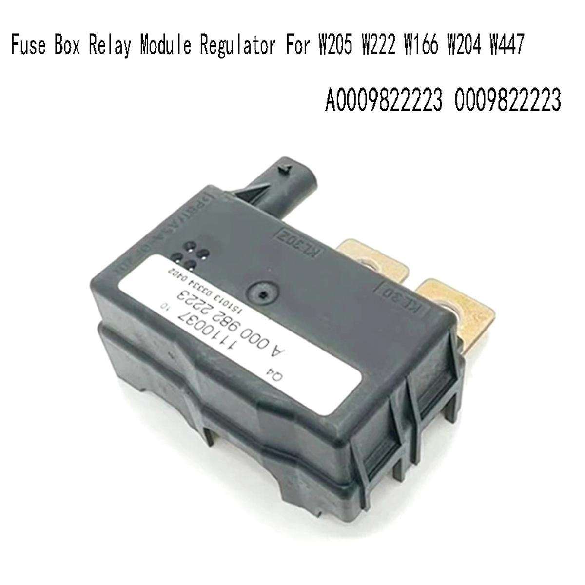 Battery Relay Control Module Fuse Box Relay Module Regulator for W205 W222 W166 W204 W447 A000982222