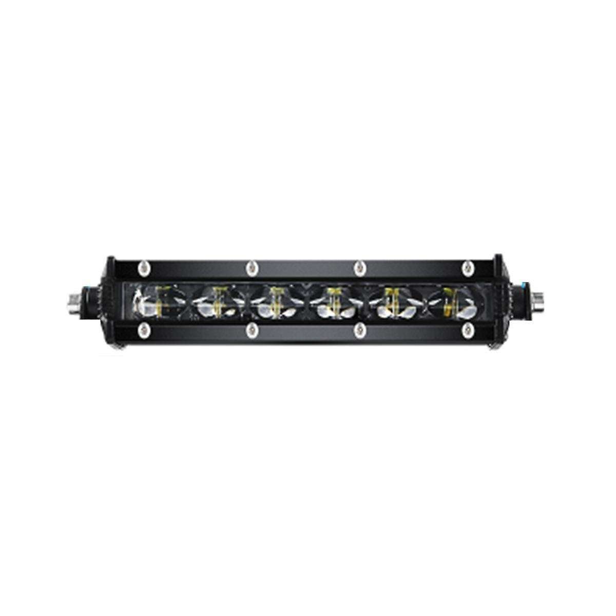 Beach 18w 8inch 6led Long Bar Light for Off-road Beach Single Row Center Grid Spot Light