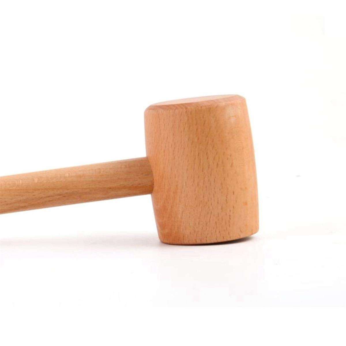 Beech Wood Leather Carving Hammer Mallet Hammer Diy Leather Tools Mallet Knocking Installation Hamm