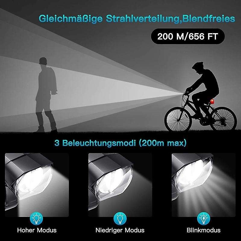 Bicycle Cycling Light Usb Charging Road Bike Headlight Waterproof Led Front Lamp