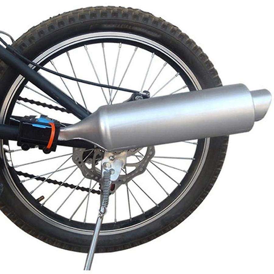 Bicycle Exhaust Sound System,Bike Turbo Exhaust Pipe with Sound Effect Motorcycle Noise Maker Cyclin