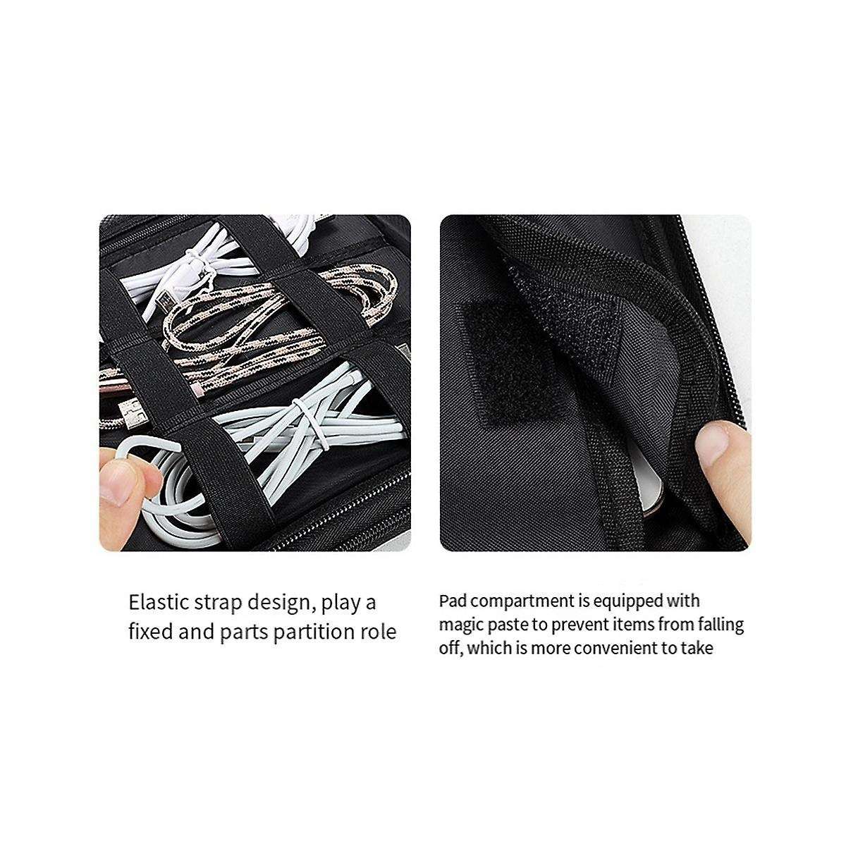 Big Capacity Travel Electronics Accessories Organizer Waterproof Portable Cable Power Organizer for