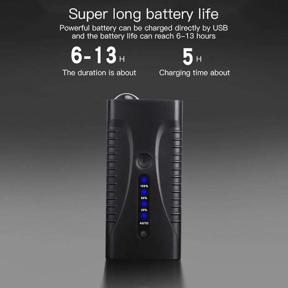 Bike Intelligent Colorful LED Tail Lamp Trumpet Headlight Bike Flashlights Night Riding USB Charging