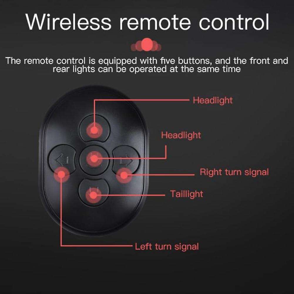 Bike Intelligent Colorful LED Tail Lamp Trumpet Headlight Bike Flashlights Night Riding USB Charging