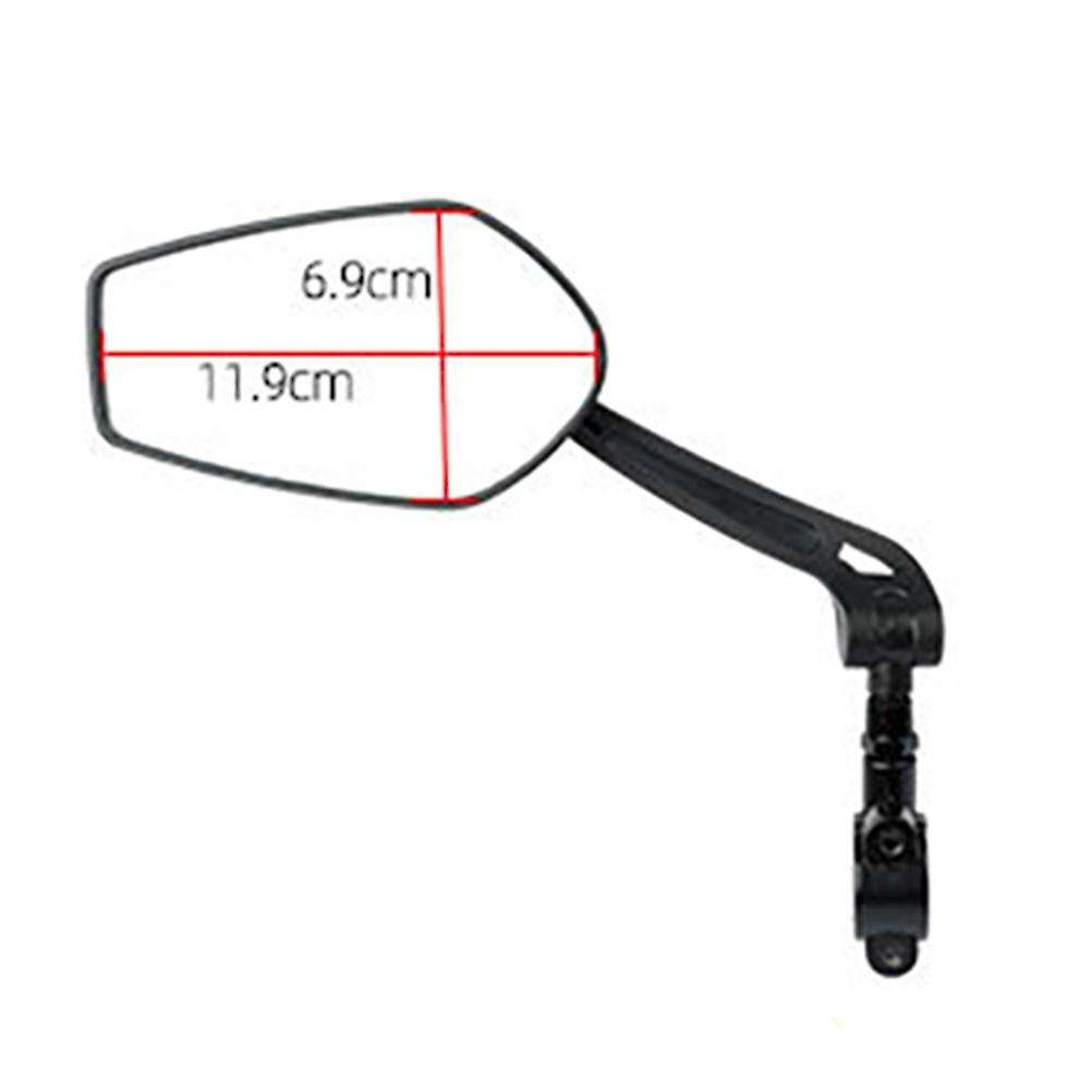 Bike Rear View Mirror Handlebar Reflector Adjustable Angles Mirror Electric Scooter Clear Back Sight