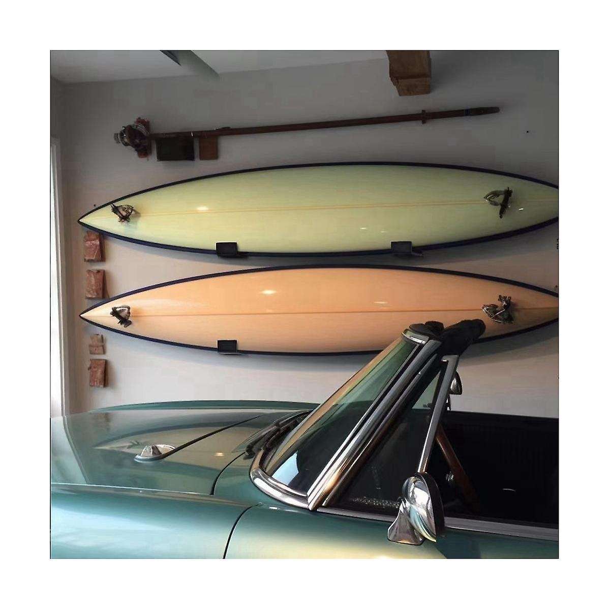 Bike Surfboard Rack Bicycle Surfing Carrier Mount Longboard Carrier Holder with Indoor Placement Ra