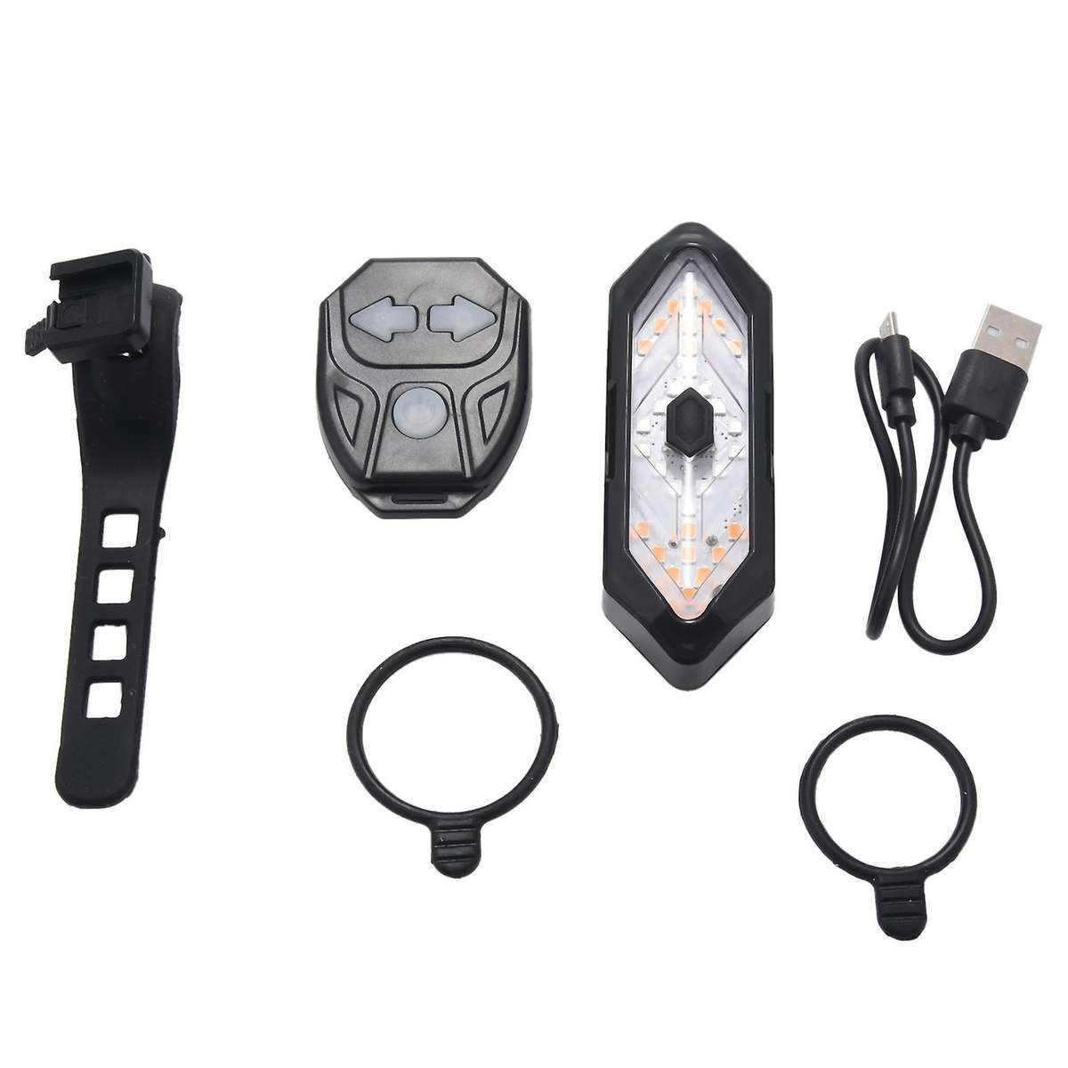 Bike Turn Signals Remote Control Bicycle Direction Indicator Led Rear Light Usb Rechargeable Cycling