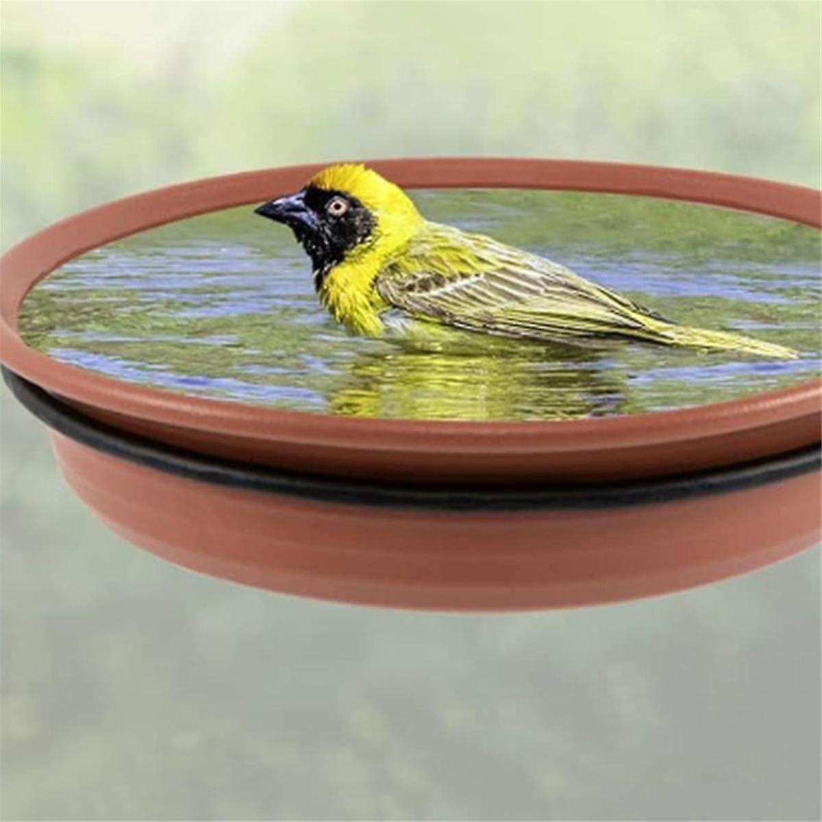 Bird Feeder Squirrel Bird Feeder Hanging Bird Feeder Bird Pond Bird Feeder Tray Fixed Bird Tray(2PCS