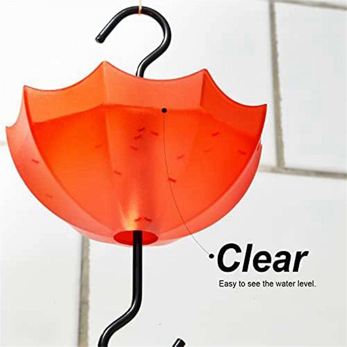 Bird Feeders, and Oriole Feeders, Red Umbrella Ant Guard with Large Capacity, Bird Feeder