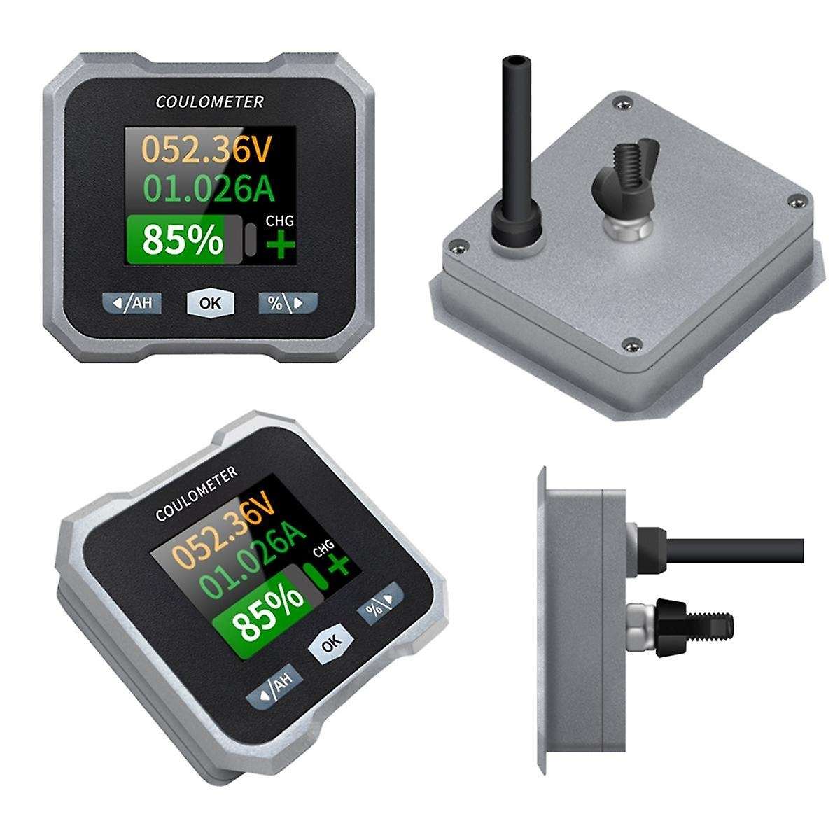 BL105F Coulomb Meter DC10-100V 0-50A Waterproof Battery Meter and Voltmeter for Electric Two-Wheeled