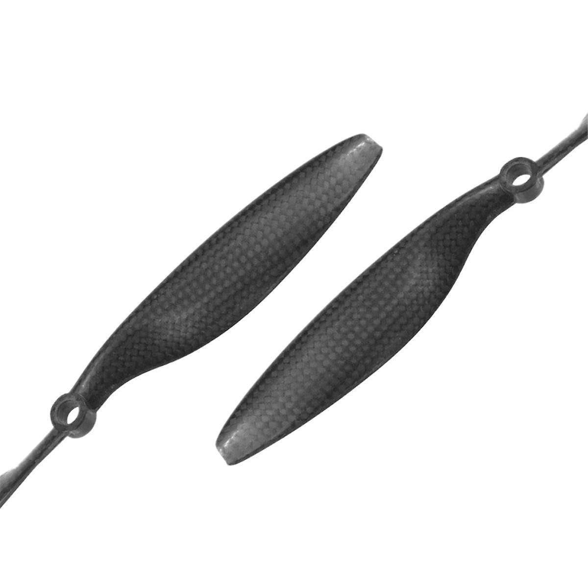 Black 10x4.5 Inch1045 Carbon Fiber Spiral Propeller Forward and Reverse Two-Blade Propeller for Mult