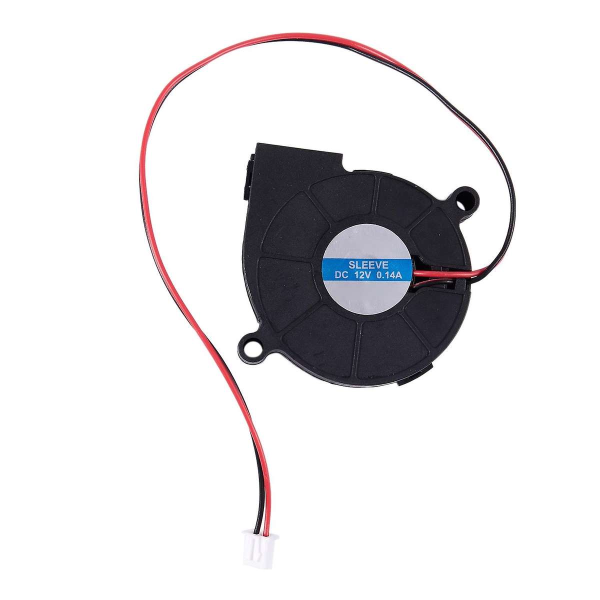 Black Brushless Dc Cooling Blower Fan 5015s 12v 0.14a 50mm X 15mm