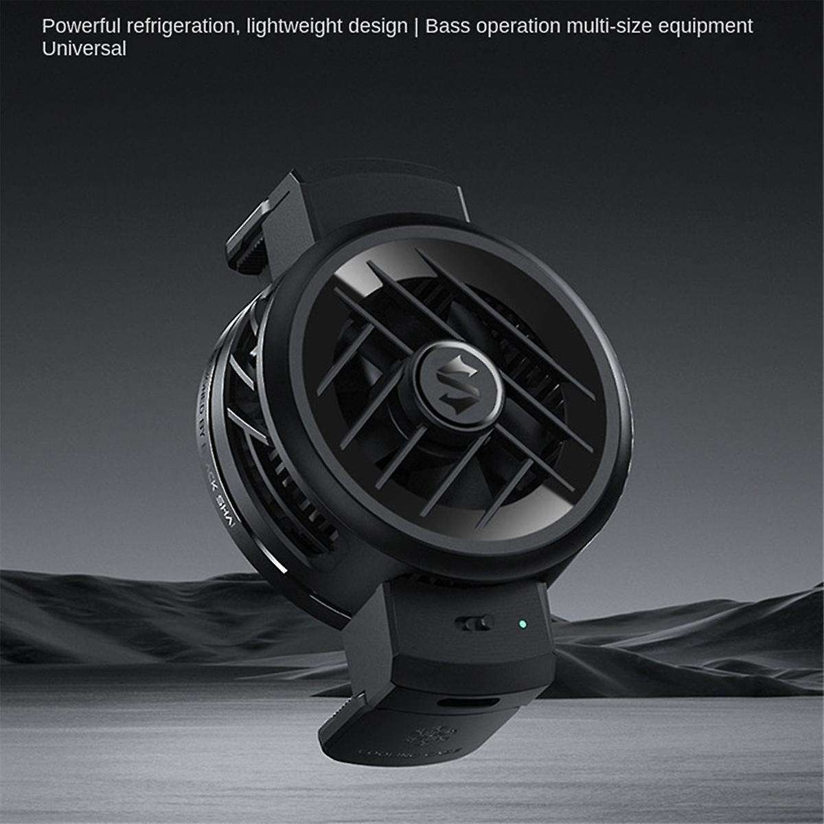 Black Cooler 3 Cooling Fan Smartphone Cooler Portable Universal Mobile Game Cooling Fan