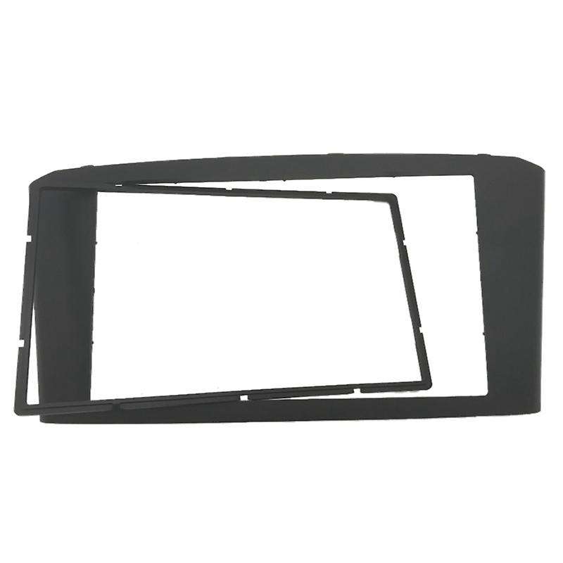 Black Double Din Car Radio Fascia for Avensis 2003-2008 DVD Stereo Player Face Plate Panel Adapter F