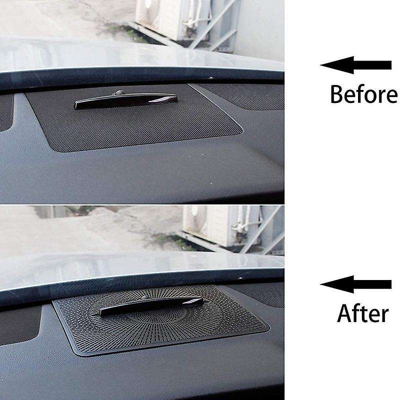 Black Dashboard Audio Speaker Horn Net Cover Trim for X204 2008-2015