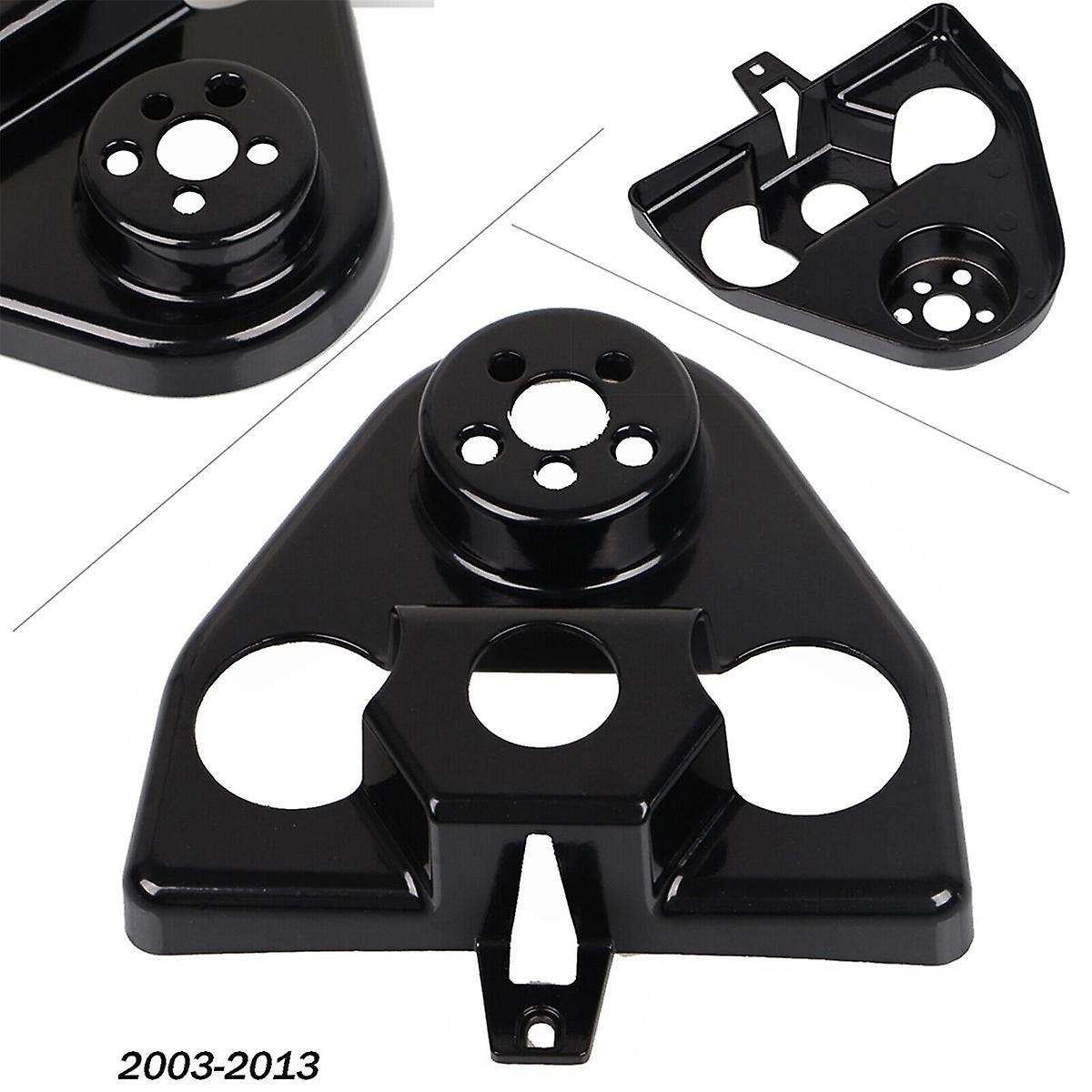 Black Handlebar Riser Cover for Road Flhr Custom 2003-2013
