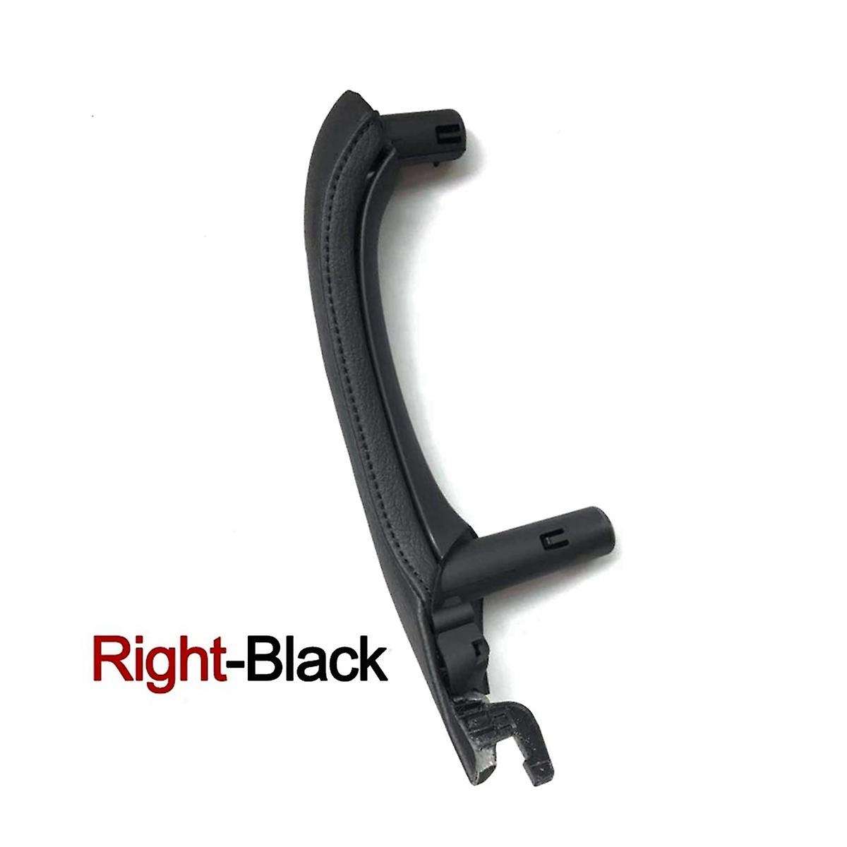 Black Left Hand Drive Car Inner Door Handle with PU Leather Door Handle Assembly for X3 X4 F25 F26 2