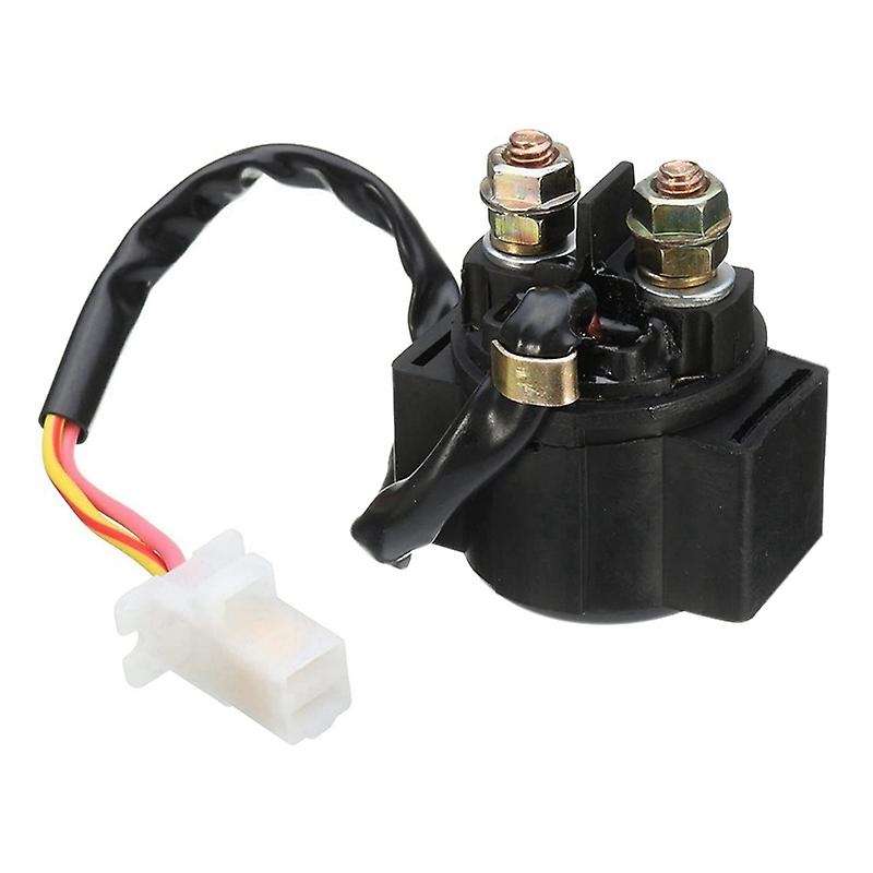 Black Motorcycle Electrical Solenoid Relay Switches for 1000 Tuono Mille Ap8112927 150 Amp