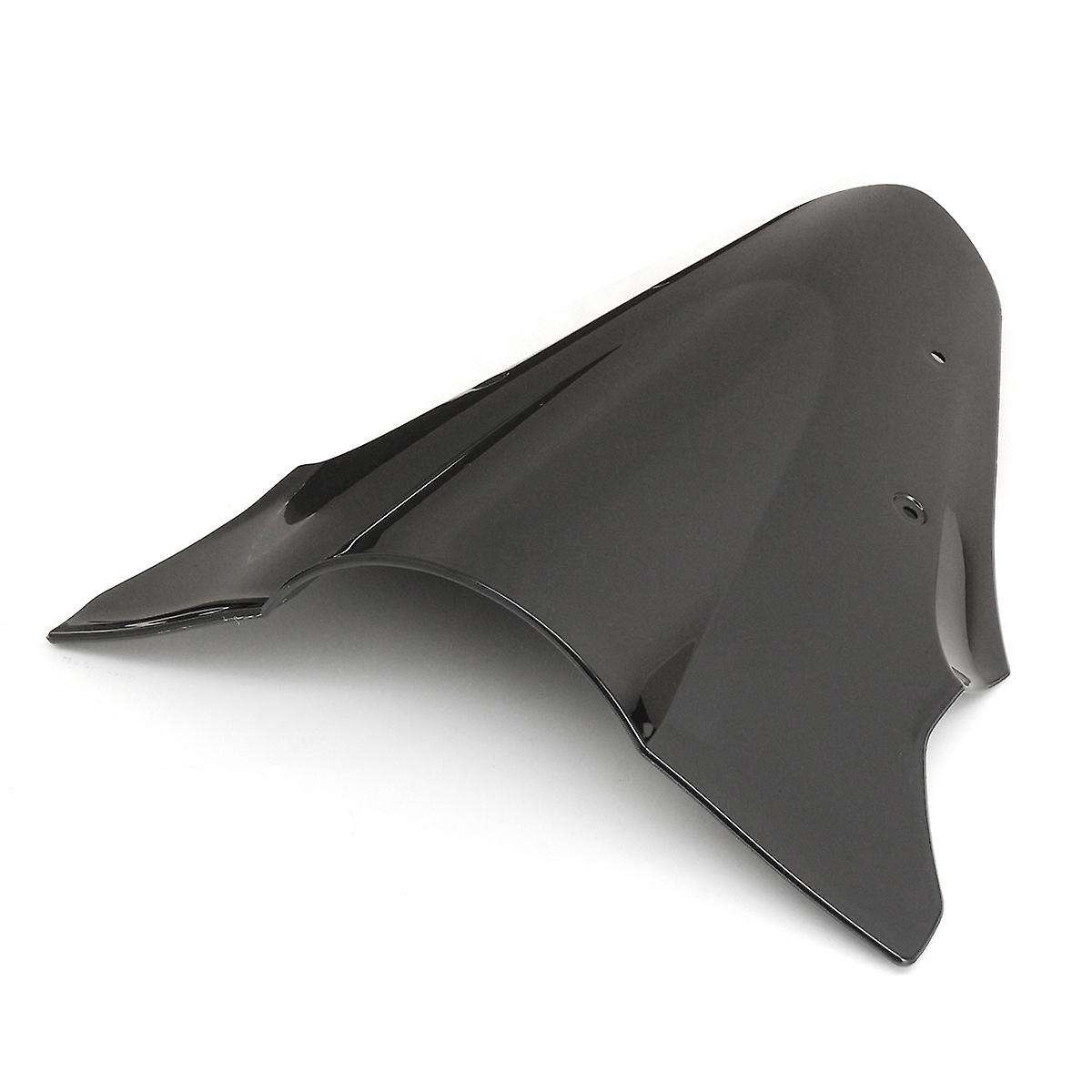 Black Motorcycle Windshield Windscreen for 12-16 Kawasaki Ninja 650 Er6f Ex650f