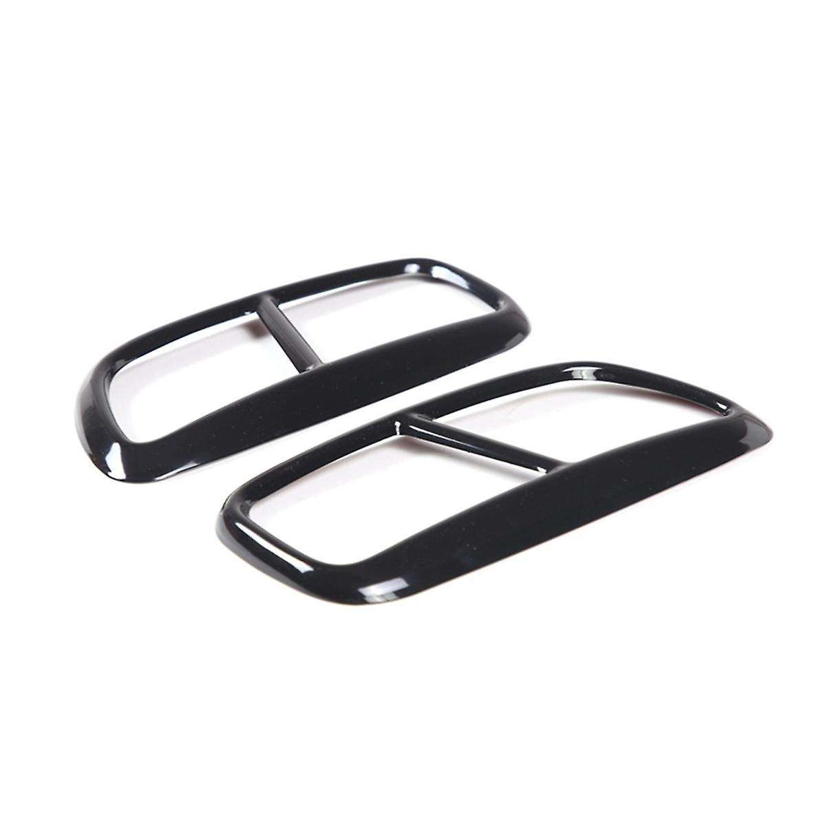 Black Stainless Steel Pipe Throat Exhaust Outputs Tail Frame Trim Cover for XC90 Exterior Accessori