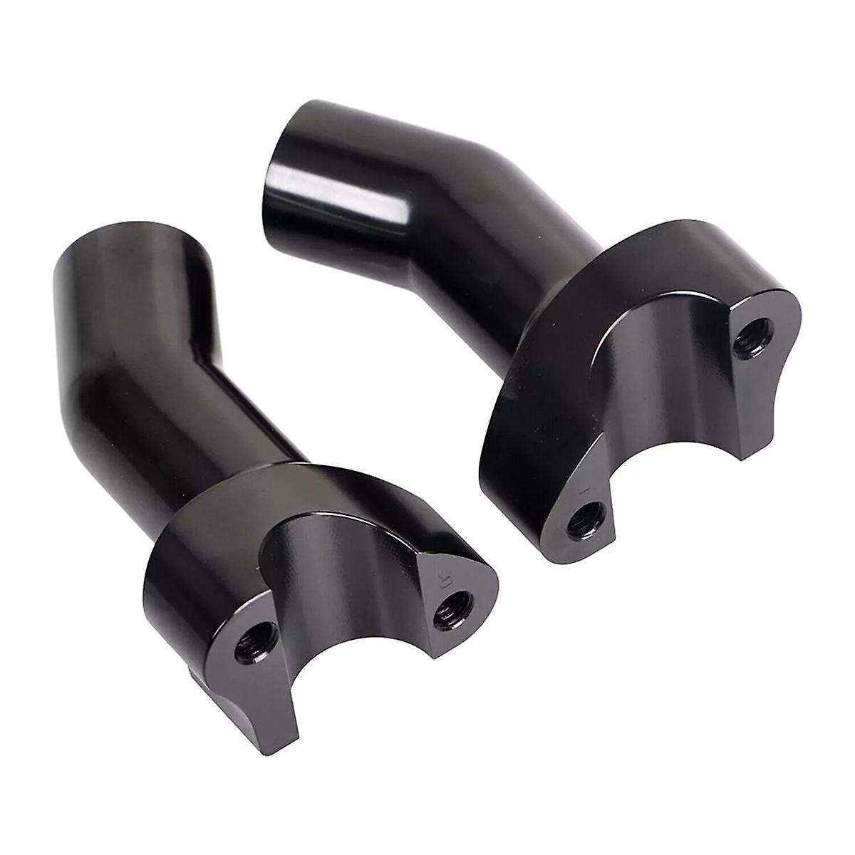 Black Top Cover 3.5 Inch Handlebar Risers Clamp for Dyna Softail XL