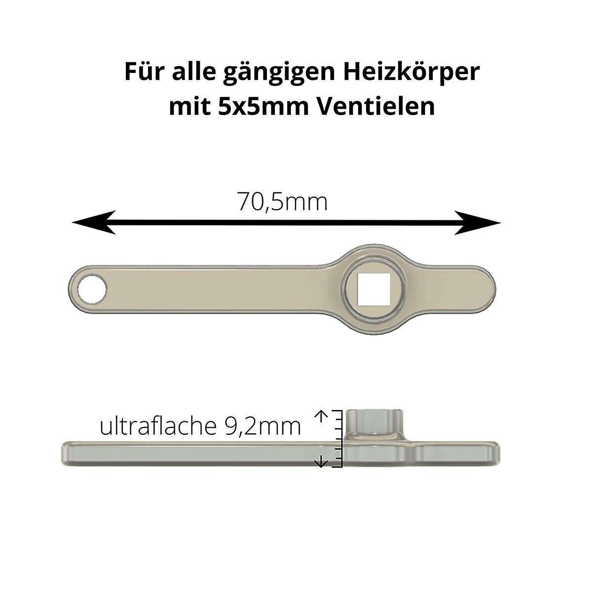 Bleed Key, Stainless Steel Heating Key, Radiator Vent Handle, Square Key, Heating Venting