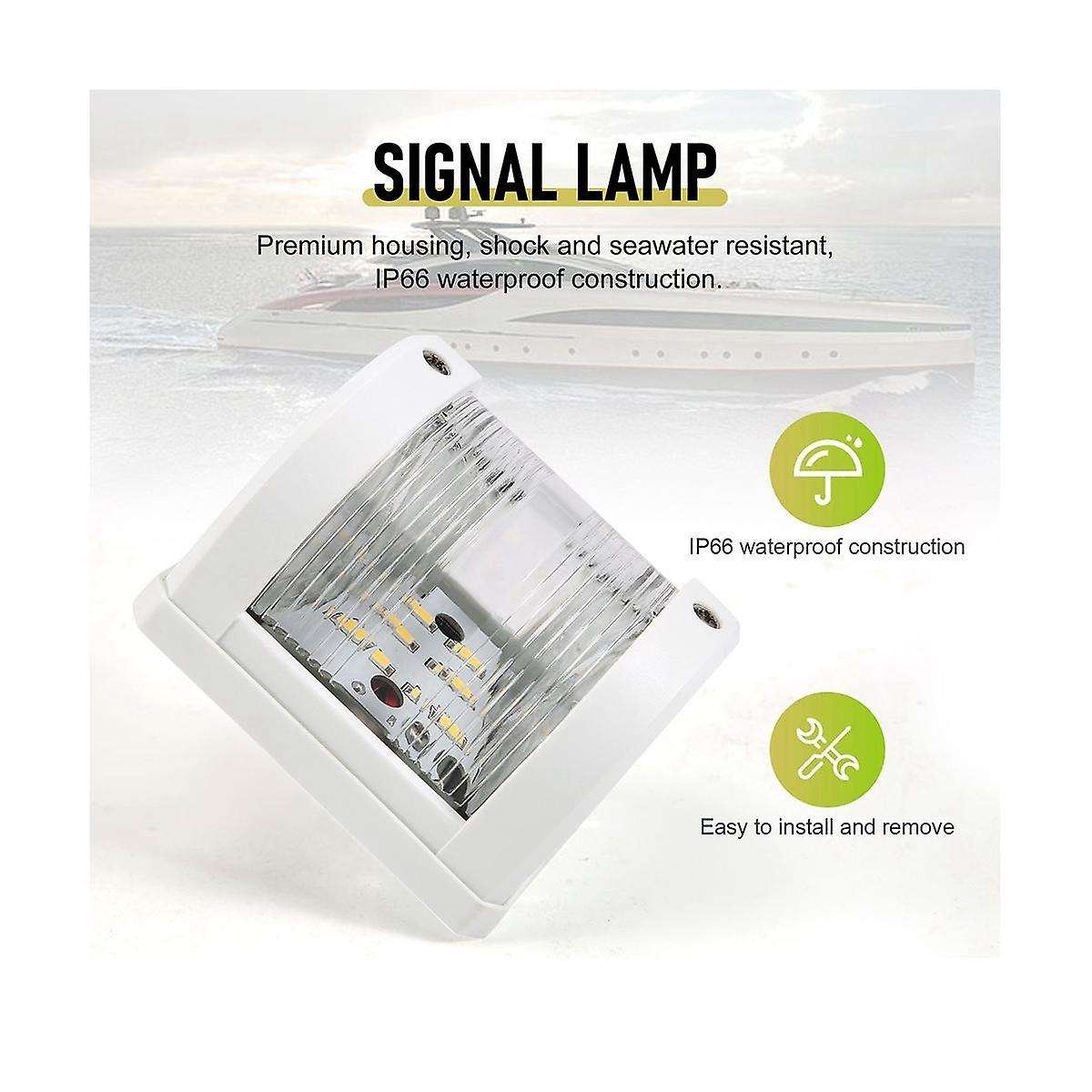 Boat 12V Light Navigation Lights LED Boat Light Sailing Lamp Waterproof Navigation Light Yacht Boat