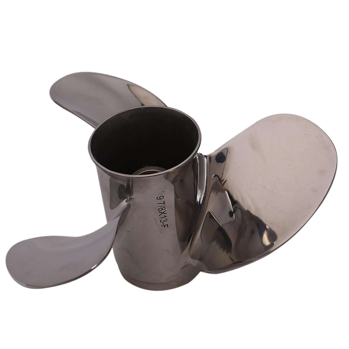 Boat Motor Stainless Steel Propeller 9 7/8X13-F for 20HP 25HP 30HP Outboard Engine 9 7/8 X 13 -F 664