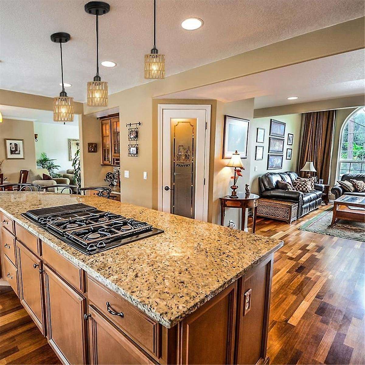 Boho Shades Replacement 5.9in Height Pendant Sconce Shade Ceiling Fan Light Covers Cylinder Woven L