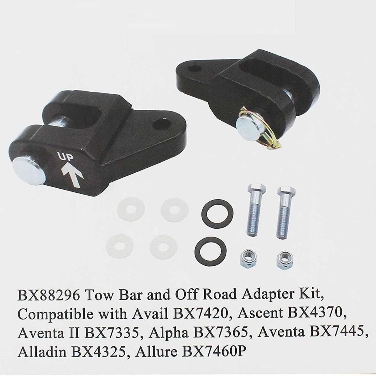 BX88296 Tow Bar and Off Road Adapter Kit for Avail BX7420, BX4370, Aventa II BX7335, Alpha BX7365, A