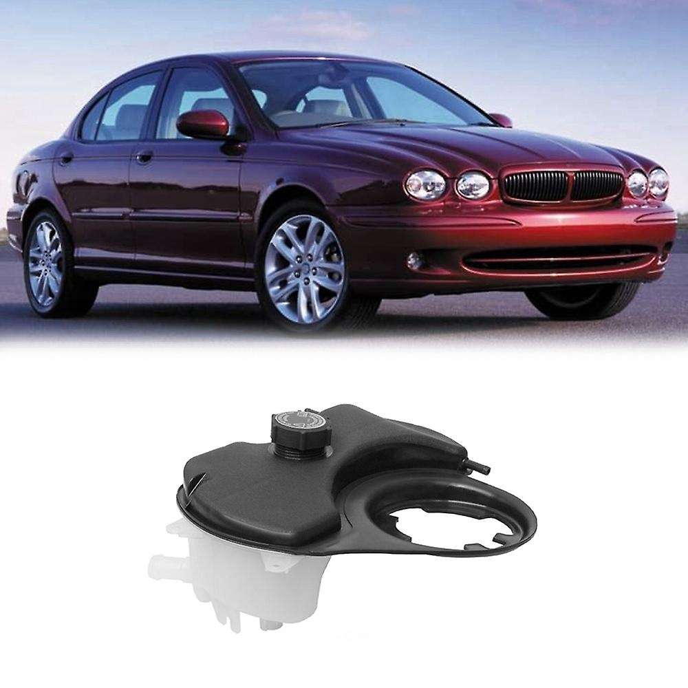 C2S18320 C2S46861 Car Radiator Coolant Expansion Tank with Cap Replacement for X-Type 2002-2008
