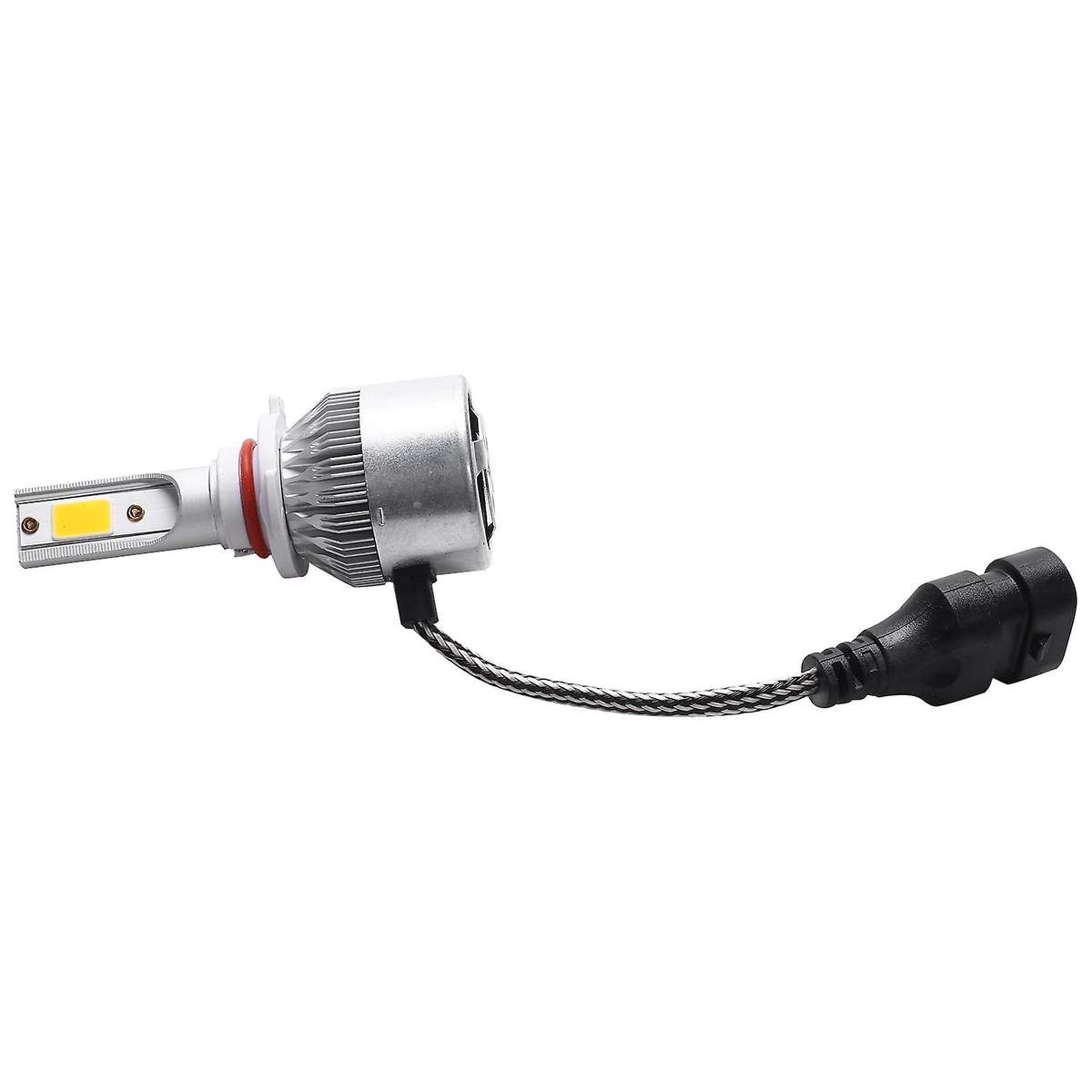 C6 Led Car Headlight Bulbs, 2Pcs 3000K Yellow Light Led Headlight Fog Light-Bulbs 72W 8000Lm Convers