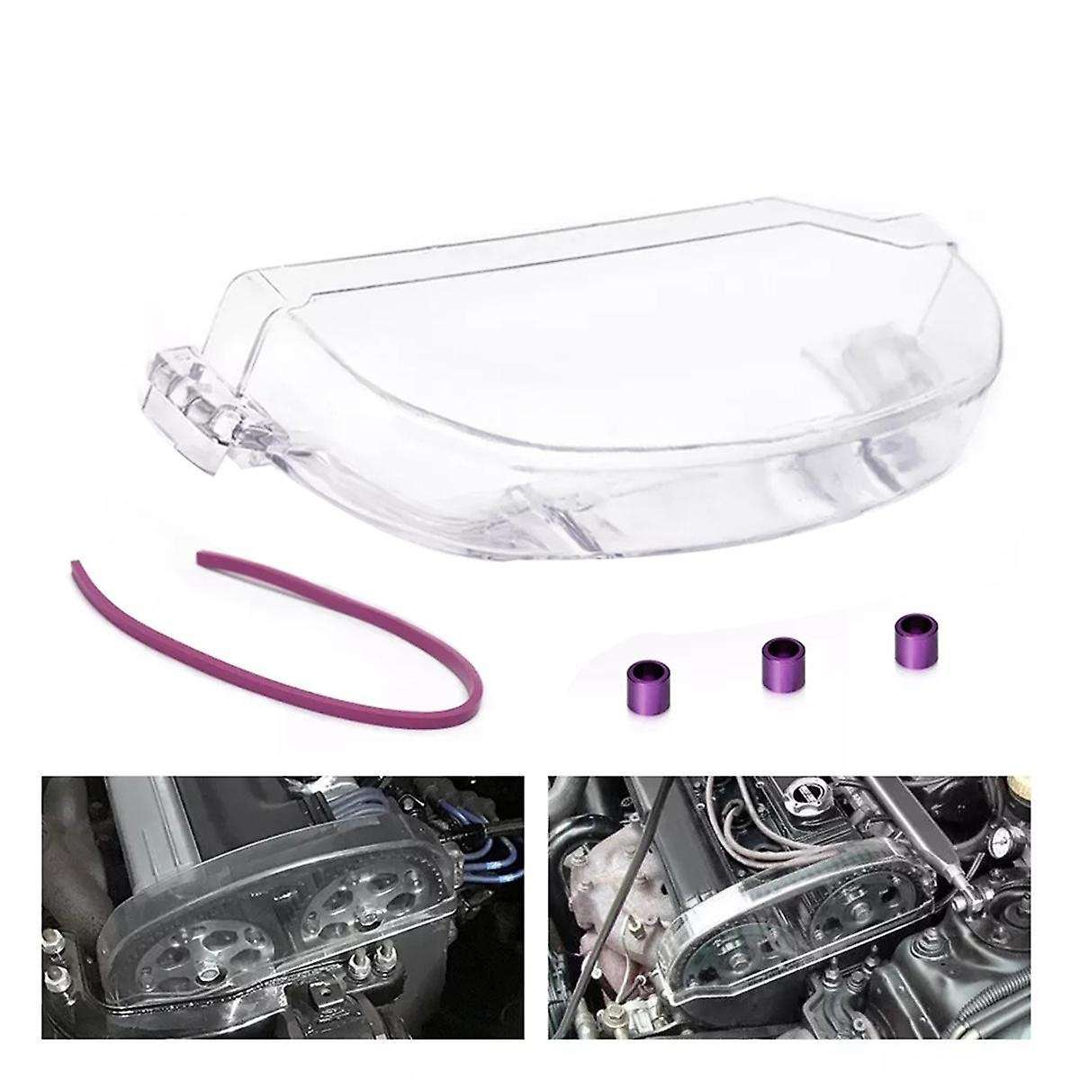 Cam Gear Timing Belt Cover Clear Fit for Eclipse 4G63 Turbo 1 2 3