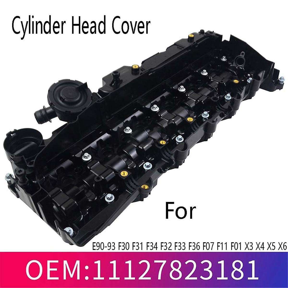 Camshaft Cover Engine Cylinder Head with Gaskets for N57 Engine 11127823181,11127800309,11128515745