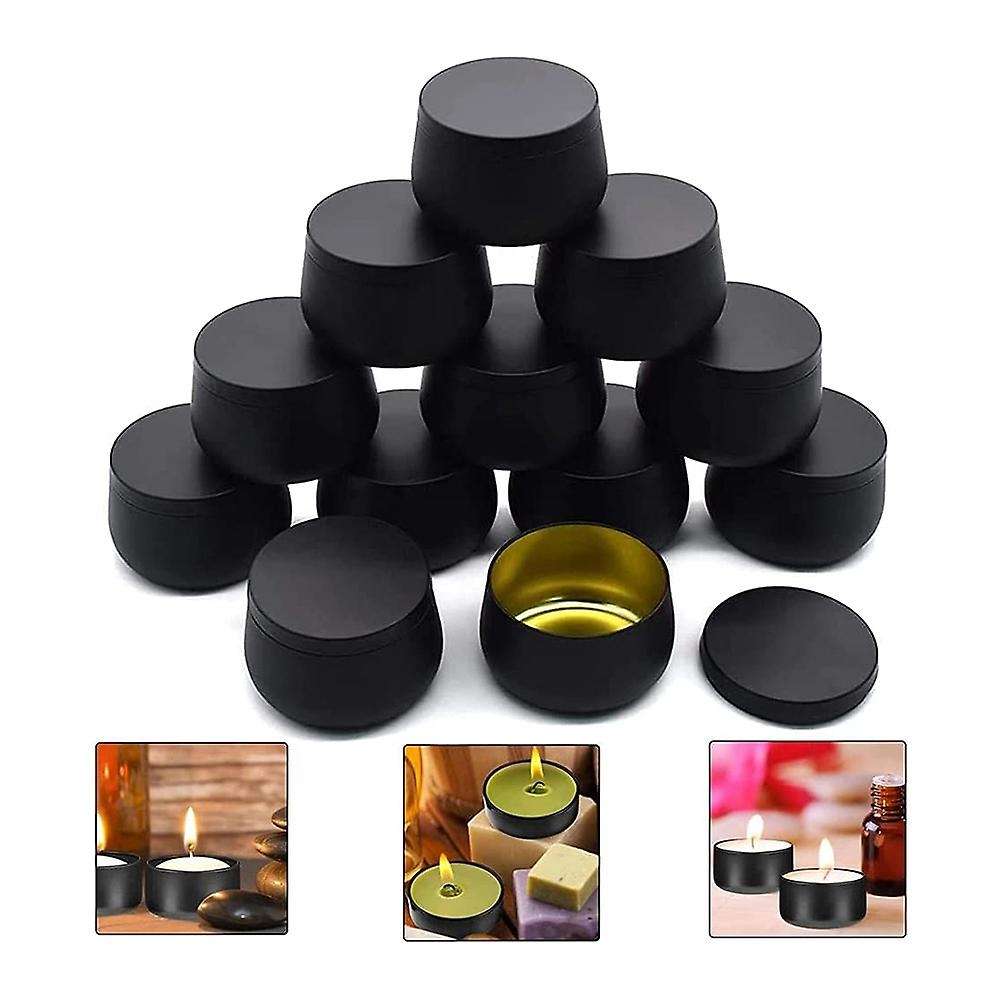 Candle Tin 24 Pcs,8 Oz,Candle Containers with Lid,Candle Jars for Candle Making,DIY Candle Can Tin P