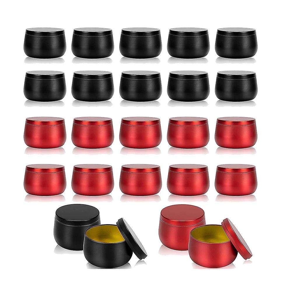Candle Tin 24 Pcs,8 Oz,Candle Containers with Lid,Candle Jars for Candle Making,DIY Candle Can Tin P