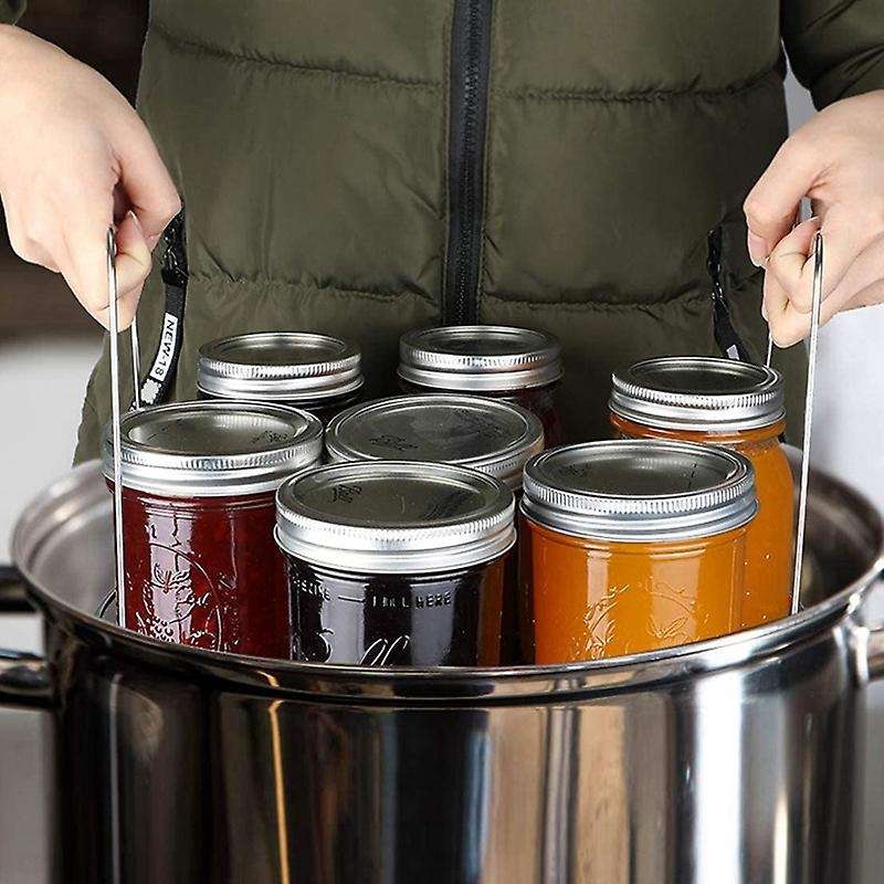 Canning Rack,Canning Jar Rack,Steamer Rack Compatible Canning -Silver