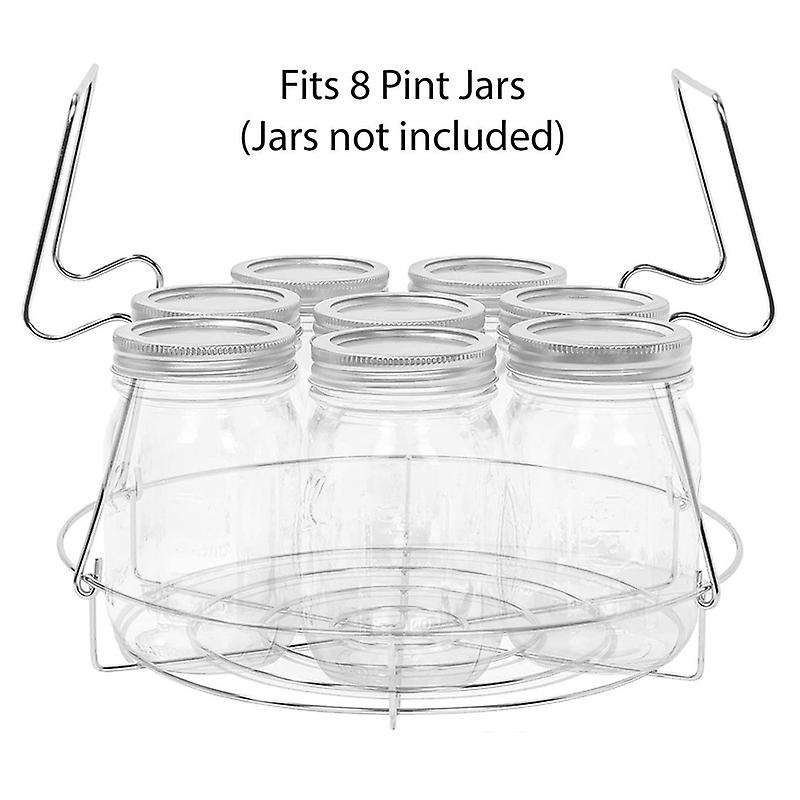 Canning Rack,Canning Jar Rack,Steamer Rack Compatible Canning -Silver