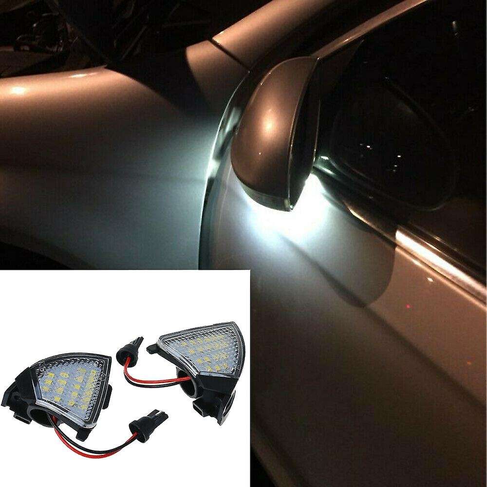 Car 18 LED Side Mirror Light Under Puddle Lamp for Golf 5 Mk5 MkV B6 R32 Variant
