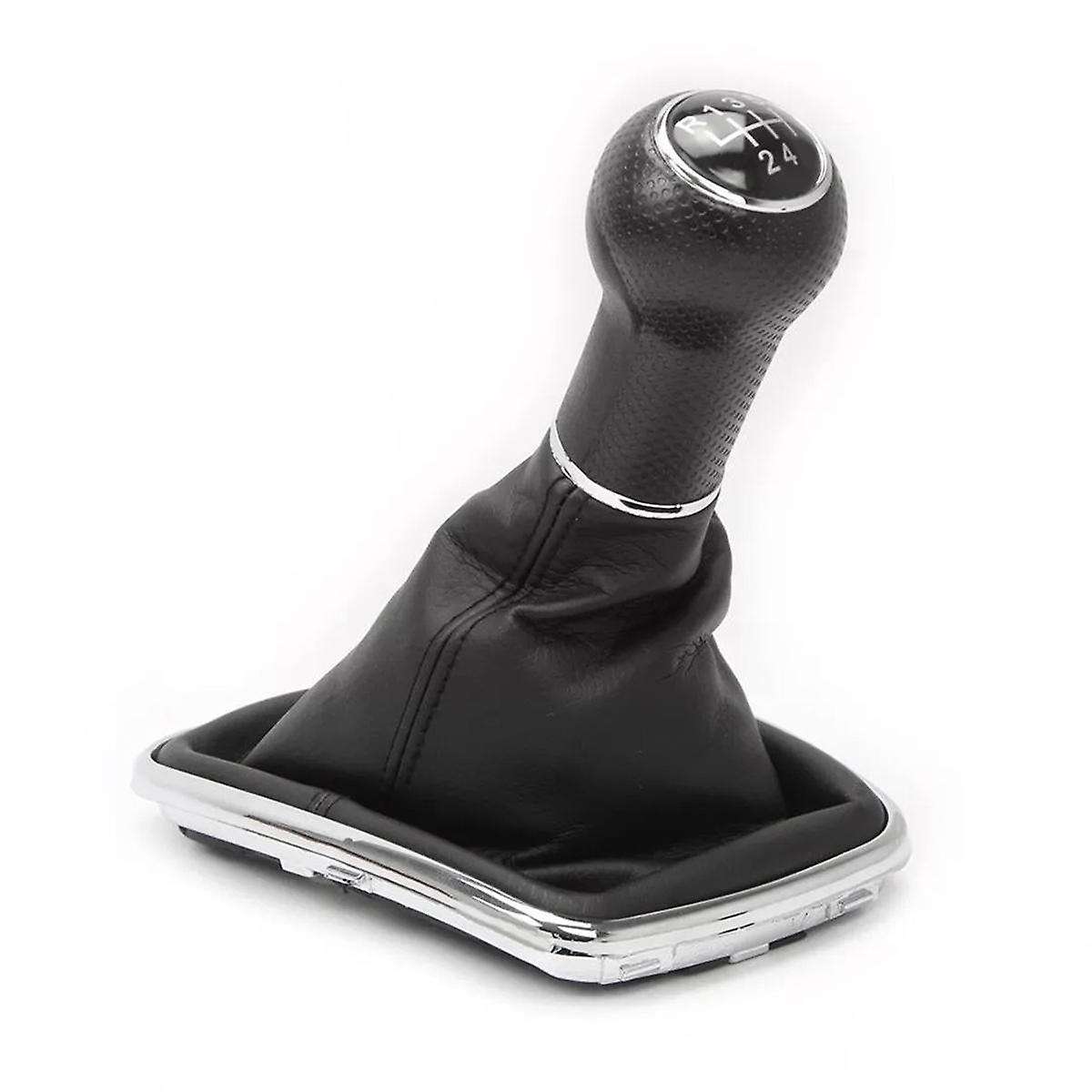 Car 5 Speed Gear Shift Knob with Leather Boot 1K0711113 for 2008-2014 Golf 6 Mk6