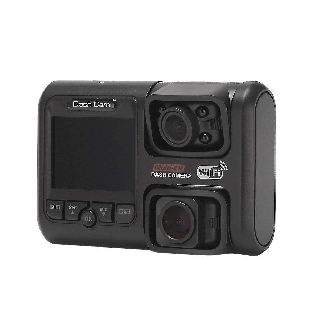 Car 4k 2160p Wifi- Dual Lens Dvr Night Vision Dash Camera Video Recorder D30h 24 Hour Parking Monit