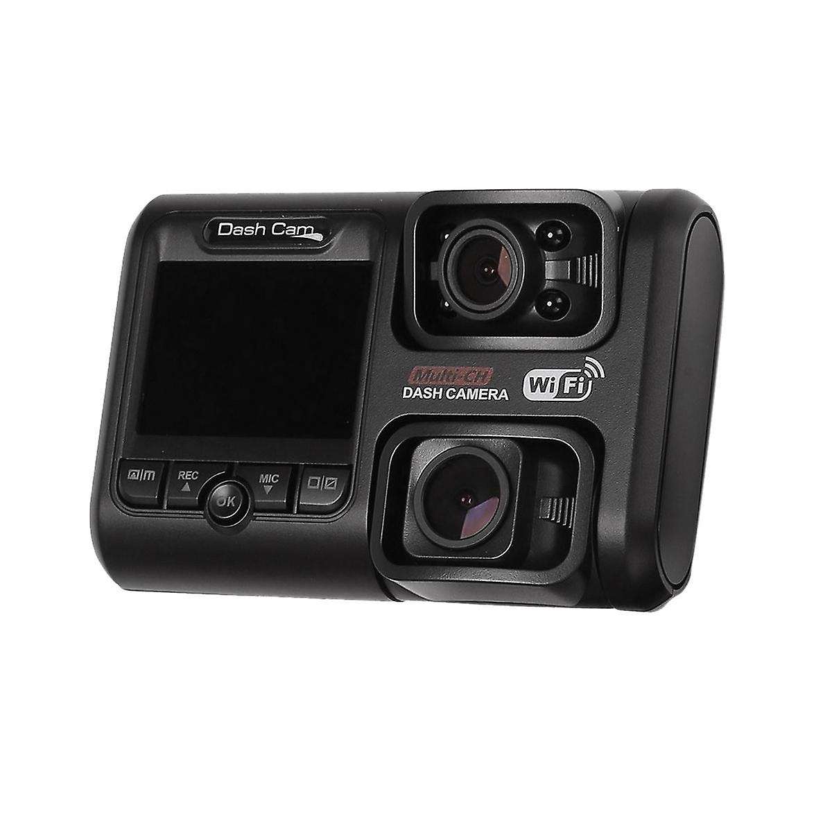Car 4k 2160p Wifi- Dual Lens Dvr Night Vision Dash Camera Video Recorder D30h 24 Hour Parking Monit