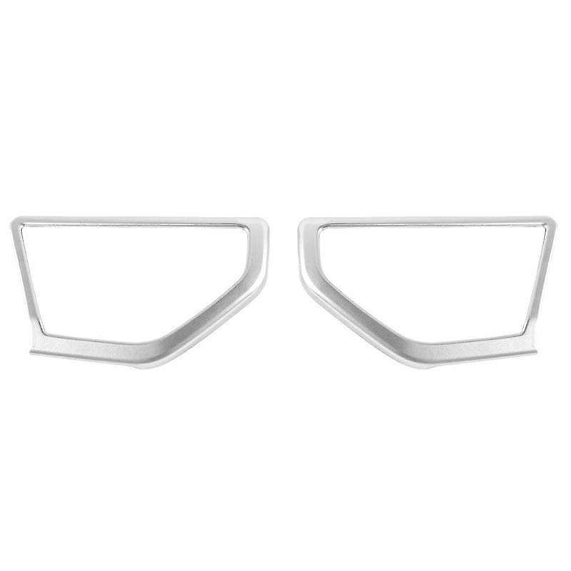 Car ABS A-Pillar Speaker Cover, Roof Speaker Decorative Covers for Wrangler JL 2018-2020,Silver