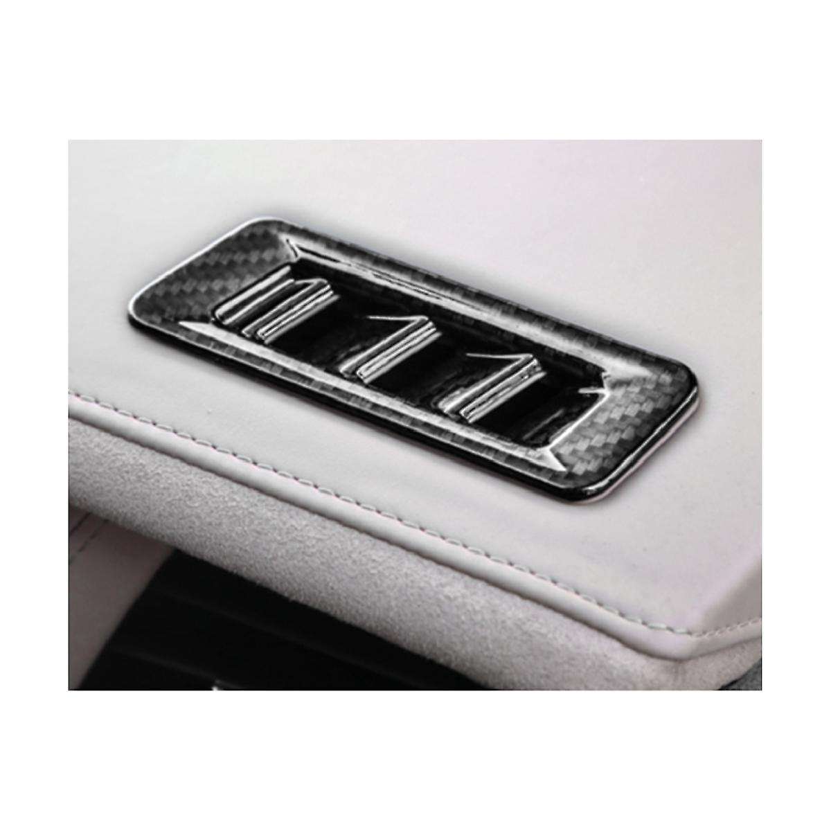 Car Abs Carbon Fiber Dashboard Front Upper a Pillar Small Air Conditioner Vent Outlet Decoration Co